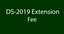 Picture of DS-2019 Extension