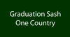 Graduation Sash (One Country)