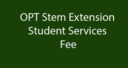 Picture of OPT STEM Extension Student Services Fee