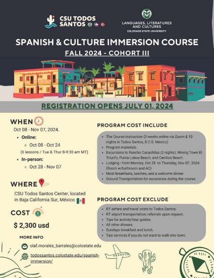 Picture of Spanish & Culture Immersion Course Spring Cohort III